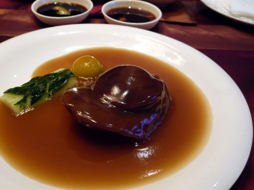 海南島旅行　食事編　貴賓楼　干しあわび