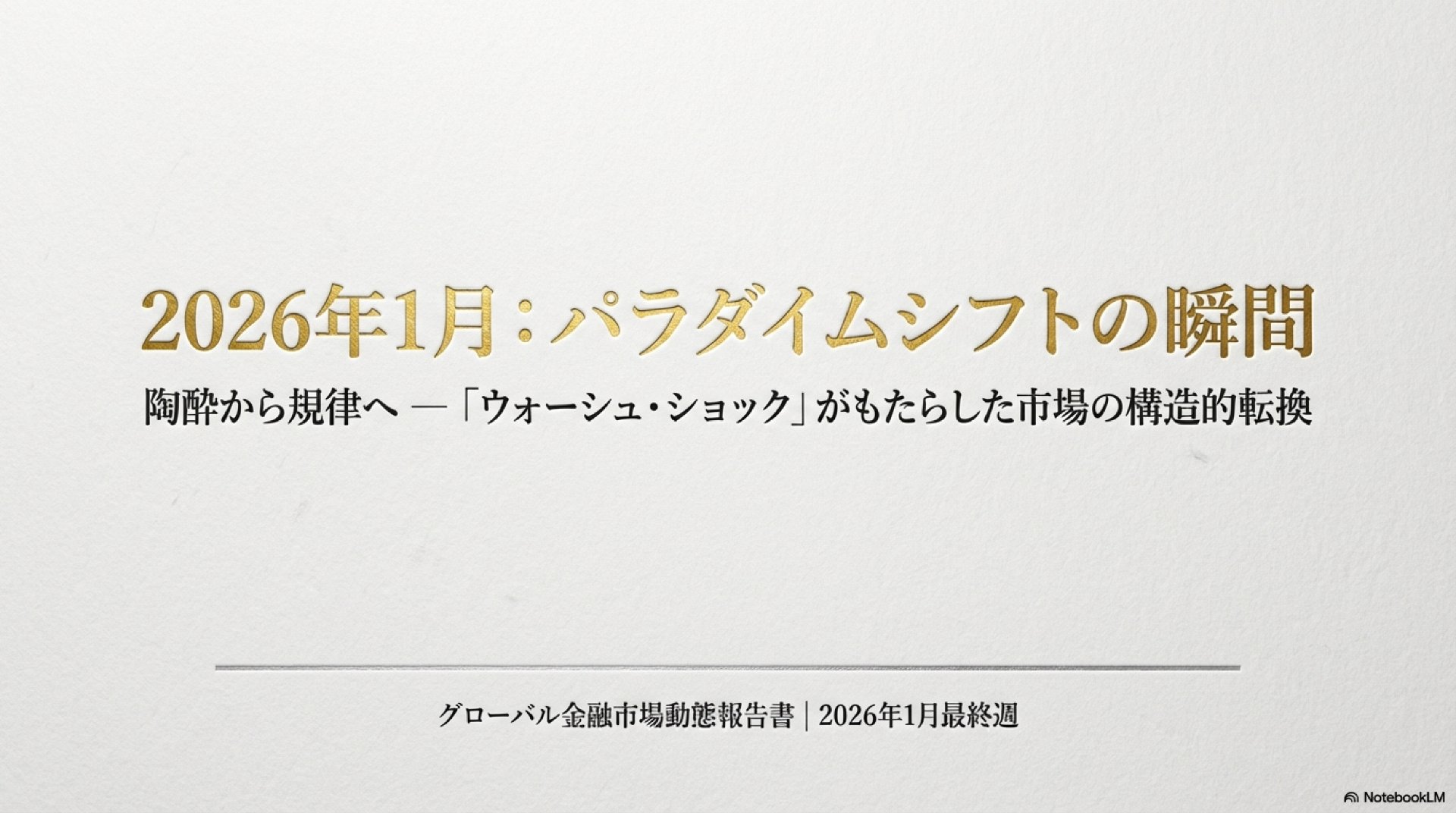 金、銀がクラッシュ！歴史的転換点となった一週間 | 馬に蹴られて